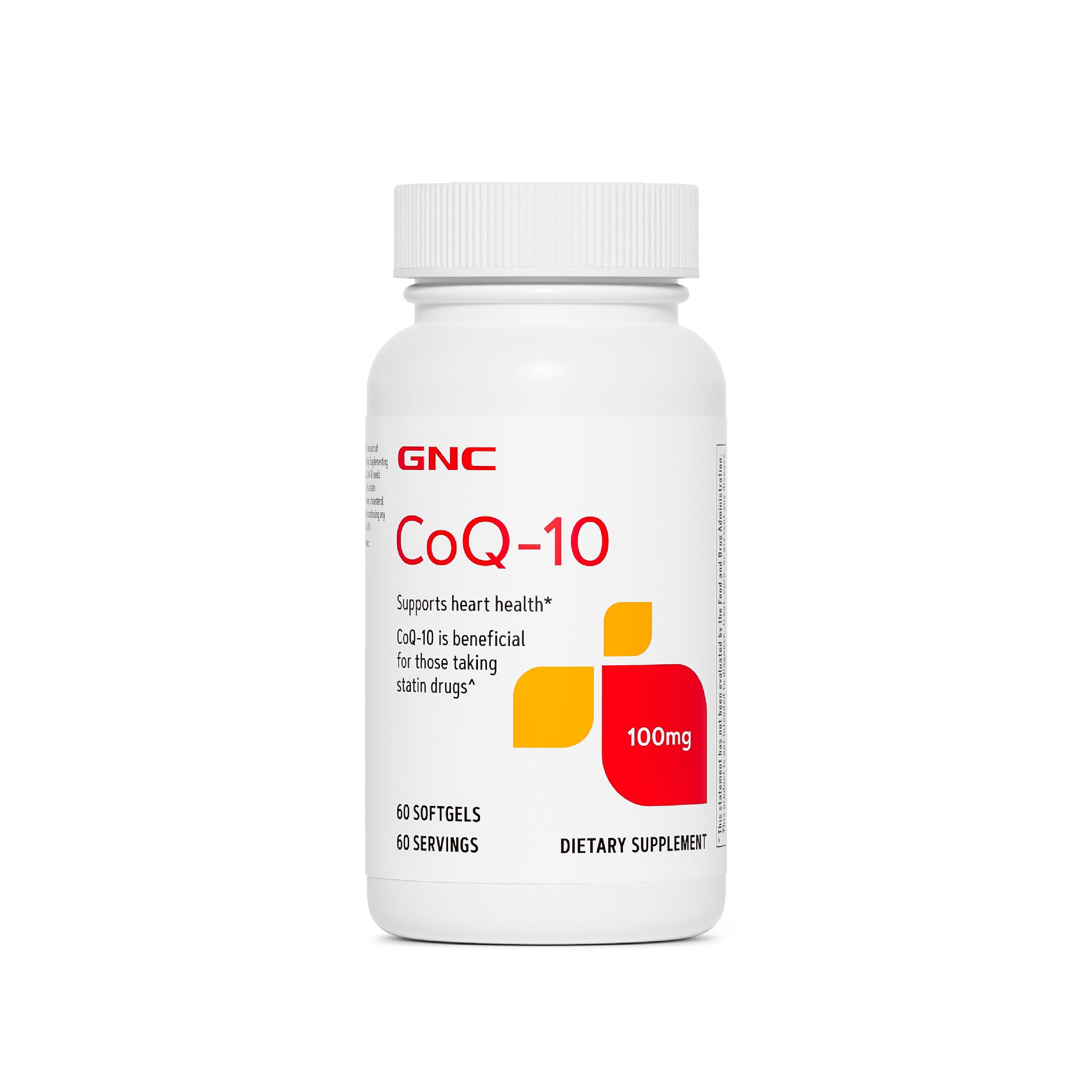 CoQ-10 100mg - 60 Softgels (60 Servings)  | GNC